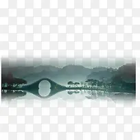 手绘中秋创意风景-空若网 手绘中秋创意风景-空若网