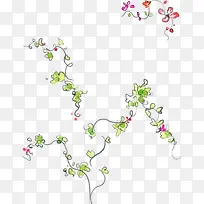 手绘花卉生日插画-空若网 手绘花卉生日插画-空若网