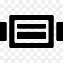 矩形界面按钮图标-空若网 矩形界面按钮图标-空若网