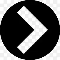 右箭头键角圆填充按钮图标-空若网 右箭头键角圆填充按钮图标-空若网