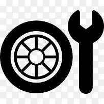 轮扳手图标-空若网 轮扳手图标-空若网