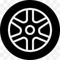 合金车轮图标-空若网 合金车轮图标-空若网