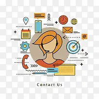 大数据信息图矢量素材-空若网 大数据信息图矢量素材-空若网