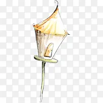 手绘稻草屋插画设计-空若网 手绘稻草屋插画设计-空若网