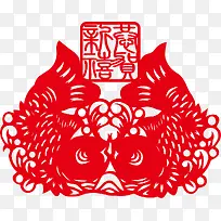 年年有鱼PNG矢量素材-空若网 年年有鱼PNG矢量素材-空若网
