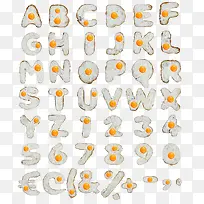 白色鸡蛋英文字母与数字-空若网 白色鸡蛋英文字母与数字-空若网