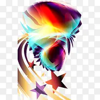 彩色炫彩背景装饰图-空若网 彩色炫彩背景装饰图-空若网