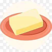 矢量扁平化黄油-空若网 矢量扁平化黄油-空若网