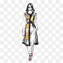 彩色风衣时装-空若网 彩色风衣时装-空若网