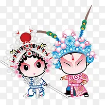 京剧卡通-空若网 京剧卡通-空若网