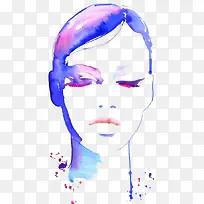 水彩女人-空若网 水彩女人-空若网