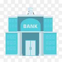 矢量扁平化银行-空若网 矢量扁平化银行-空若网