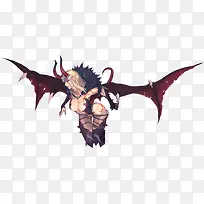 红色游戏翅膀美女-空若网 红色游戏翅膀美女-空若网