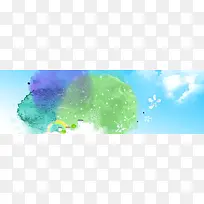 水彩背景banner-空若网 水彩背景banner-空若网