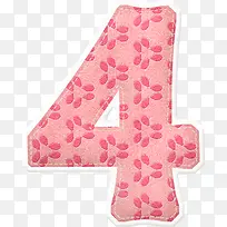 粉红数字4-空若网 粉红数字4-空若网