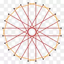角对称五角多边形二十角形-5星-空若网 角对称五角多边形二十角形-5星-空若网