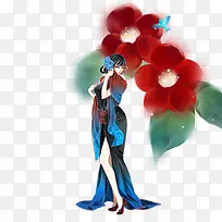 游戏美女插画-空若网 游戏美女插画-空若网