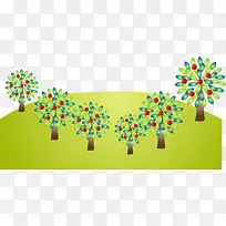 卡通草坪树-空若网 卡通草坪树-空若网