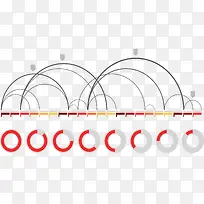 里程碑环形图扁平化-空若网 里程碑环形图扁平化-空若网