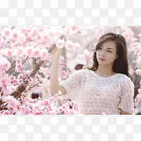 粉色世界花朵美女粉色上衣-空若网 粉色世界花朵美女粉色上衣-空若网