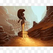 �ֻ�Ů�������廭-������