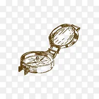 手绘指南针-空若网 手绘指南针-空若网