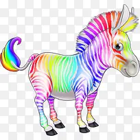 彩色斑马-空若网 彩色斑马-空若网