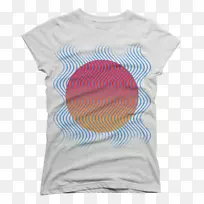 t恤电蓝钴蓝水袖t恤设计-空若网 t恤电蓝钴蓝水袖t恤设计-空若网