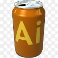 易拉罐社交媒体图标ai-空若网 易拉罐社交媒体图标ai-空若网