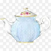 手绘茶壶-空若网 手绘茶壶-空若网