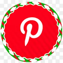 圣诞节社交媒体图标p-空若网 圣诞节社交媒体图标p-空若网