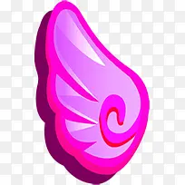 粉色艺术翅膀-空若网 粉色艺术翅膀-空若网