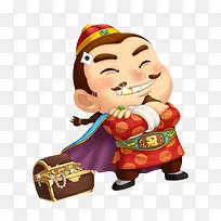 手绘可爱游戏地主-空若网 手绘可爱游戏地主-空若网