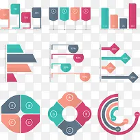 矢量彩色百分比-空若网 矢量彩色百分比-空若网