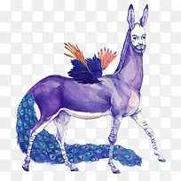 创意设计手绘四不像-空若网 创意设计手绘四不像-空若网