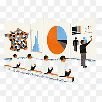 创意手绘彩色图表-空若网 创意手绘彩色图表-空若网