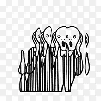 呐喊创意条形码-空若网 呐喊创意条形码-空若网