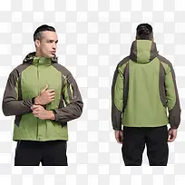 绿色男式时尚冲锋衣-空若网 绿色男式时尚冲锋衣-空若网