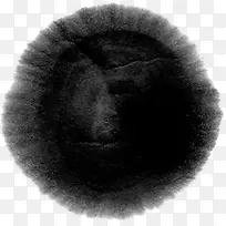 黑色可爱墨迹圆形-空若网 黑色可爱墨迹圆形-空若网