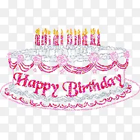 生日蛋糕艺术字-空若网 生日蛋糕艺术字-空若网