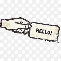 hello手绘创意图案-空若网 hello手绘创意图案-空若网