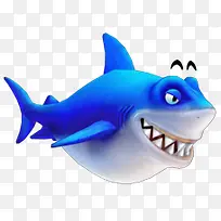 可爱蓝色鲨鱼图片-空若网 可爱蓝色鲨鱼图片-空若网