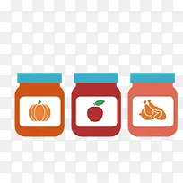 矢量水果罐头-空若网 矢量水果罐头-空若网