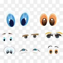 眼睛设计矢量图-空若网 眼睛设计矢量图-空若网