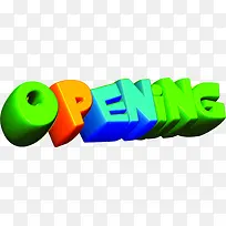 卡通彩色立体英文-空若网 卡通彩色立体英文-空若网