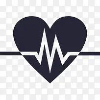 爱心心电图-空若网 爱心心电图-空若网
