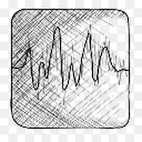 手绘心电图-空若网 手绘心电图-空若网