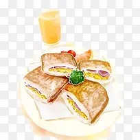 水彩美食-空若网 水彩美食-空若网