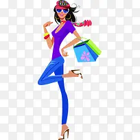 彩色时尚夏日女性购物-空若网 彩色时尚夏日女性购物-空若网