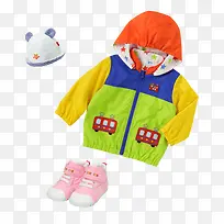 彩色拼接婴儿服-空若网 彩色拼接婴儿服-空若网